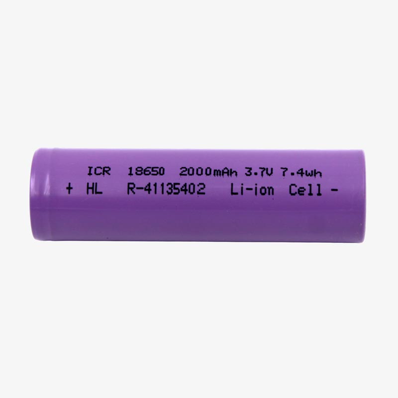 2000mAh 18650 Li-ion Rechargeable Battery - Original