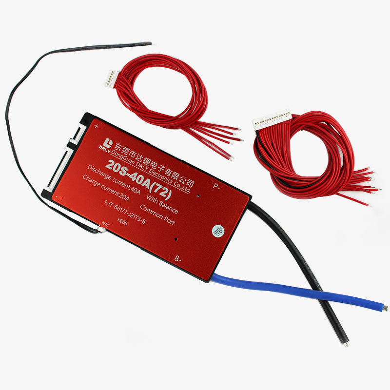 DALY Li-ion NMC 20S 72V 40A Waterproof Battery Management System - BMS Protection Board