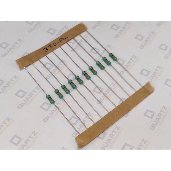 330 ohm, 1/4 Watt Resistor with 5% tolerance (Pack of 10)