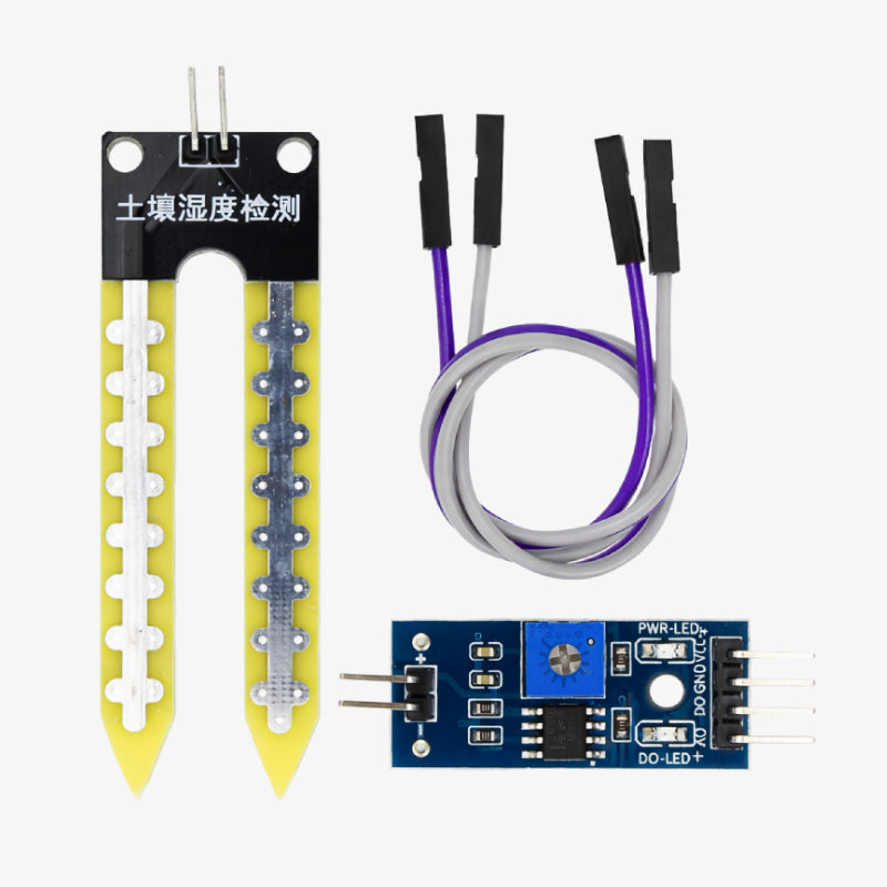 5 in 1 Arduino Sensor Kit - Ultrasonic, PIR, IR Proximity, DHT11 and Soil Moisture Sensors