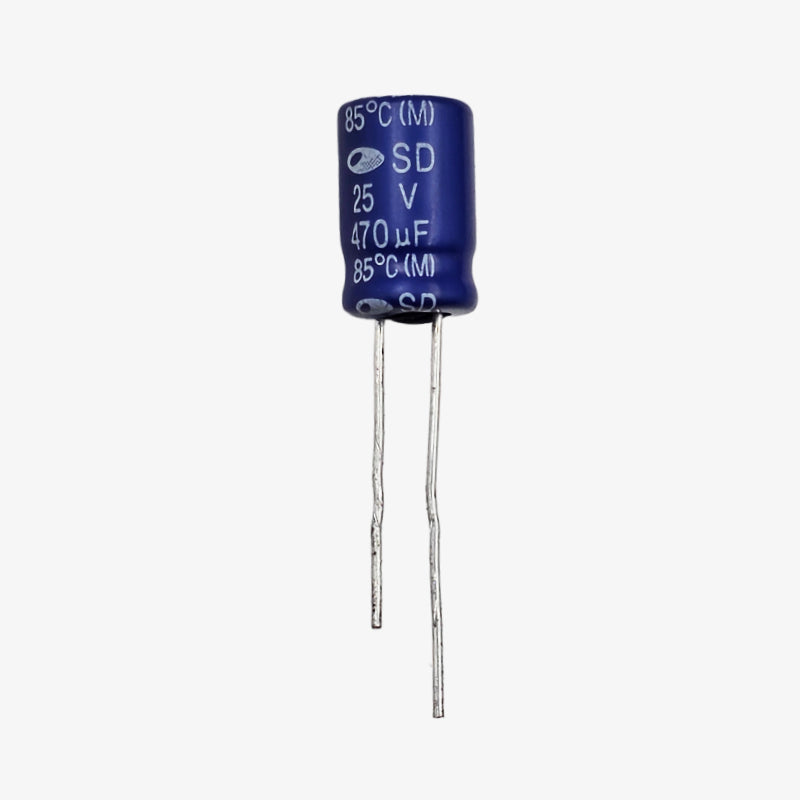 Samwha 470uF 25V 85°C Radial Electrolytic Capacitor - Through Hole