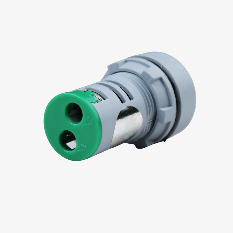 Ceyone AD16-22DSV AC Voltmeter Display Round Green 22mm (60 to 500 VAC)