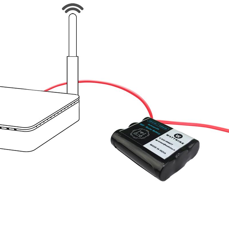 WATTNINE® Mini UPS for Wi-Fi Router - Router UPS Battery for 12v WiFi Router