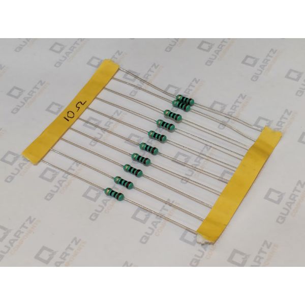 10 ohm, 1/4 Watt Resistor with 5% tolerance (Pack of 10)