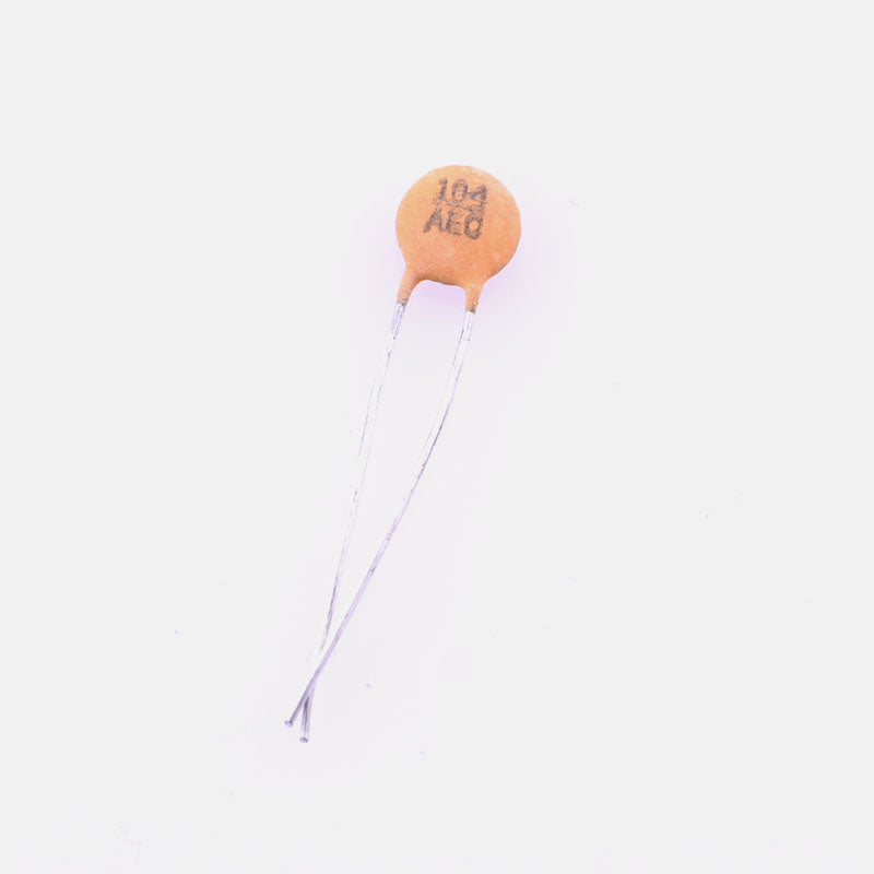 100000 pF (0.1uF) 50V Ceramic Capacitor (Pack of 5)