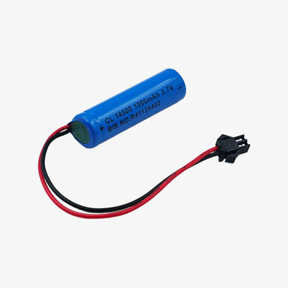 1000mAh 3.7V 14500 Li-ion Battery with BMS and JST Connector