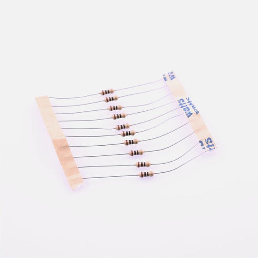 10 ohm, 1/4 Watt Resistor with 5% tolerance (Pack of 10)