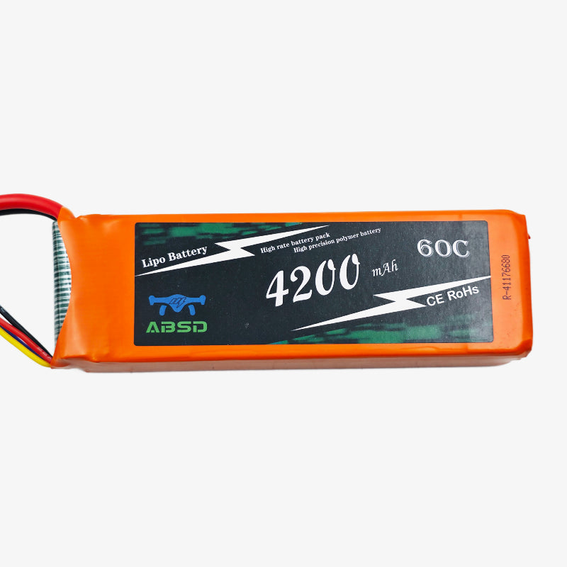 11.1V 4200mAh 3S 60C Lithium-Polymer Rechargeable Battery
