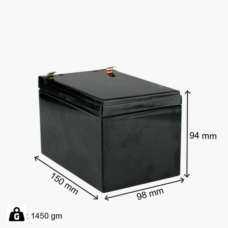 WATTNINE® 12.8V 12Ah Lithium (LiFePo4) Battery with 3 year Warranty