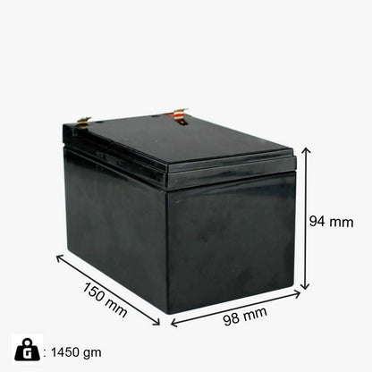 WATTNINE® 12.8V 12Ah Lithium (LiFePo4) Battery with 3 year Warranty