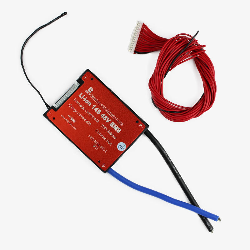 DALY Li-ion NMC 14S 48V 40A Waterproof Battery Management System - 51.8V BMS Protection Board