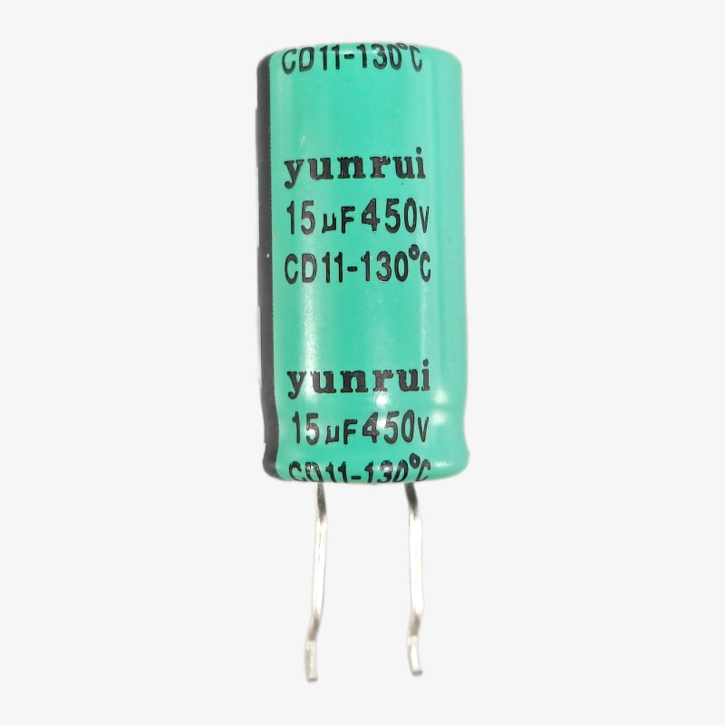 15uF 450V Radial Electrolytic Capacitor - Through Hole Package