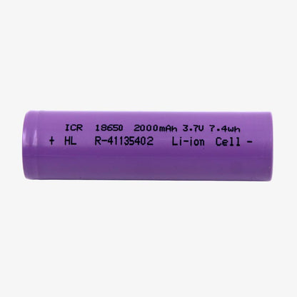 2000mAh 18650 Li-ion Rechargeable Battery - Original