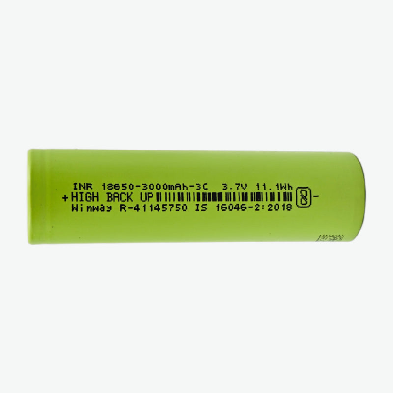 18650 Li-ion 3000mAh Rechargeable Battery - Winway
