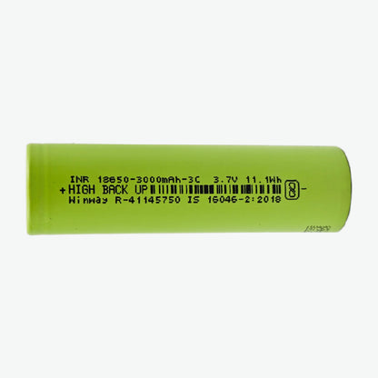 18650 Li-ion 3000mAh Rechargeable Battery - Winway