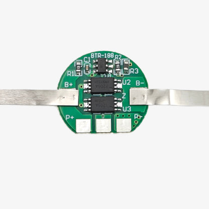 1S 3A 18650 (NMC) Lithium Battery BMS Round Shape With Nickel Strip