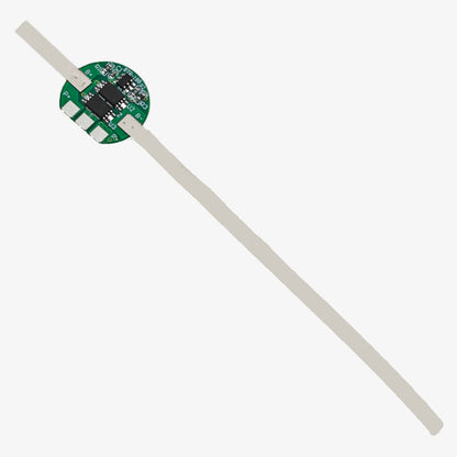 1S 3A 18650 (NMC) Lithium Battery BMS Round Shape With Nickel Strip