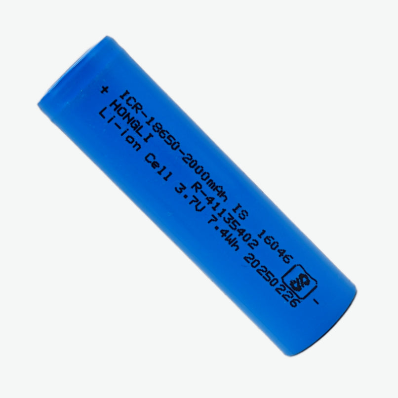 2000mAh 18650 Li-ion Rechargeable Battery - Original