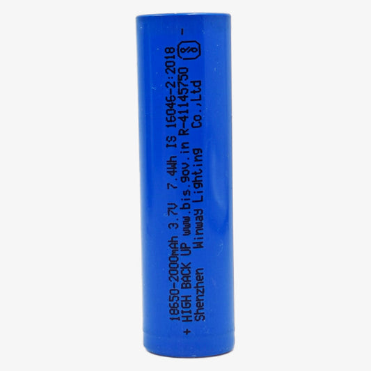 2000mAh 18650 Li-ion Rechargeable Battery - Original