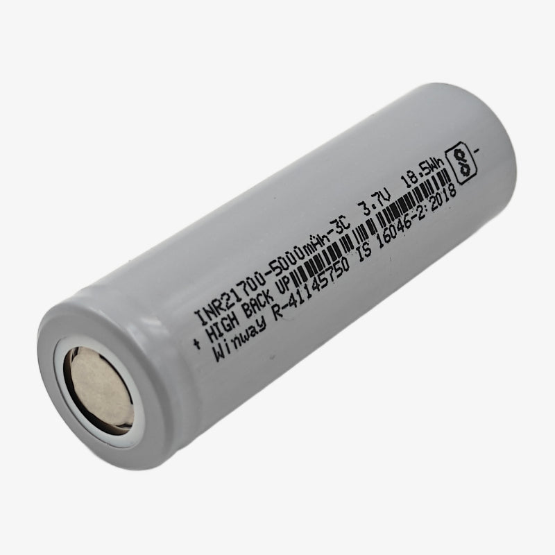 21700 Li-ion 3.7V 5000mAh Rechargeable Battery - Winway