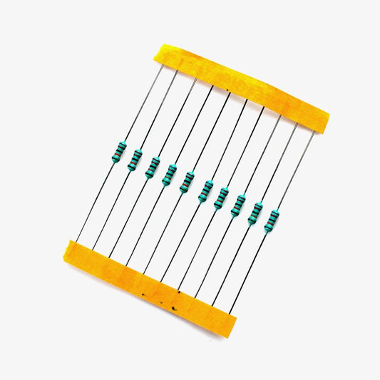 220K ohm, 1/4 Watt Resistor with 1% tolerance (Pack of 10)