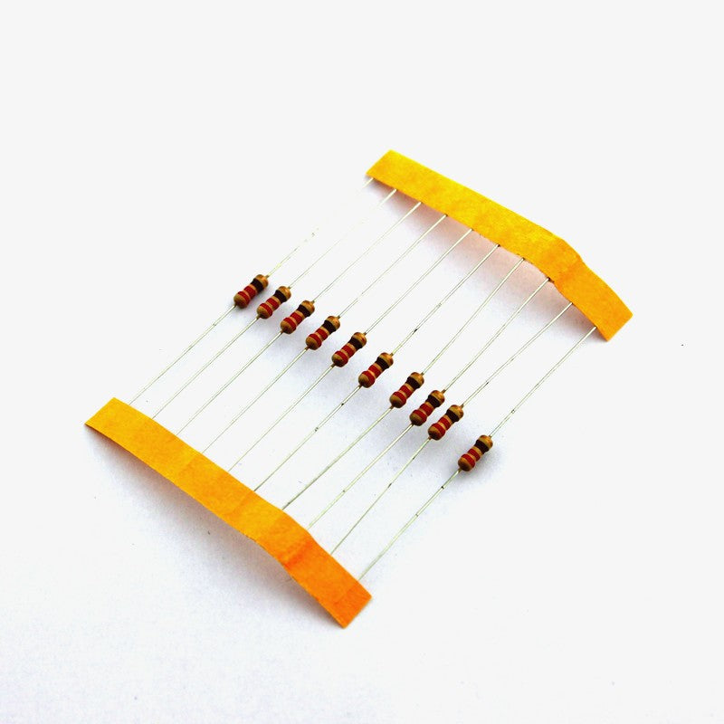 220 ohm, 1/4 Watt Resistor with 5% tolerance (Pack of 10)