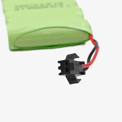 2500mAh 4.8V Ni-Cd AA Cell Battery Pack with SM Connector for Cordless Phone, Toys, Car, DIY Project Battery