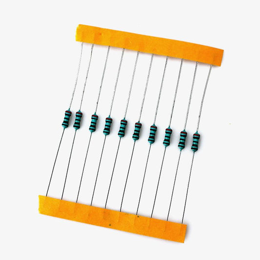 2K ohm, 1/4 Watt Resistor with 1% tolerance (Pack of 10)