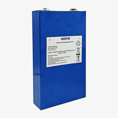 3.2V 100Ah LiFePO4 Prismatic Battery Cell (High Star Lithium Battery)