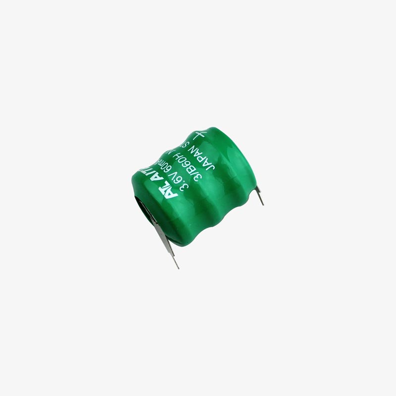3.6V 80mAh PCB Mount Ni-MH Battery | Nickel Cell