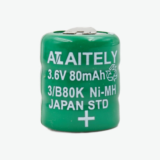3.6V 80mAh PCB Mount Ni-MH Battery | Nickel Cell
