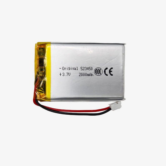 3.7V 2000mAH Li-Po Rechargeable Battery (523450)