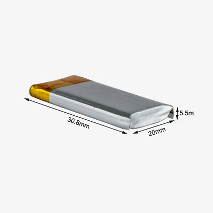 3.7V 480mAH Li-Po Rechargeable Battery (KP 502030)