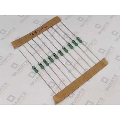 330 ohm, 1/4 Watt Resistor with 5% tolerance (Pack of 10)