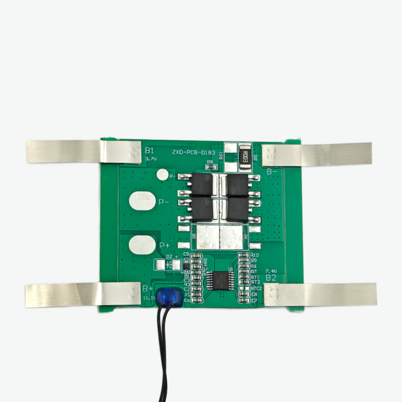 3S 10A Lithium Battery Protection BMS Module with Nickel Strip for 3.7V NMC cells