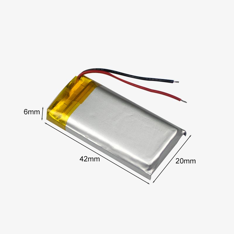 3.7V 450mAH Li-Po Rechargeable Battery - (602040)