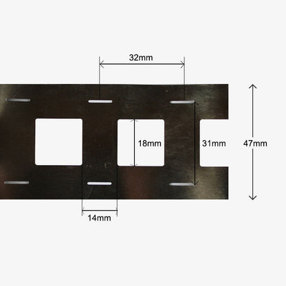 Spot Welding Coated Nickel Strip Belt for 32650/32700 (47mm x 0.15mm) - 1 Meter
