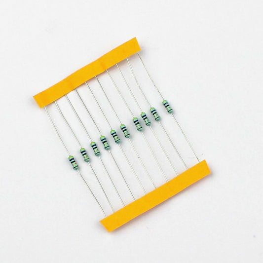 47 ohm, 1/4 Watt Resistor with 1% tolerance (Pack of 10)