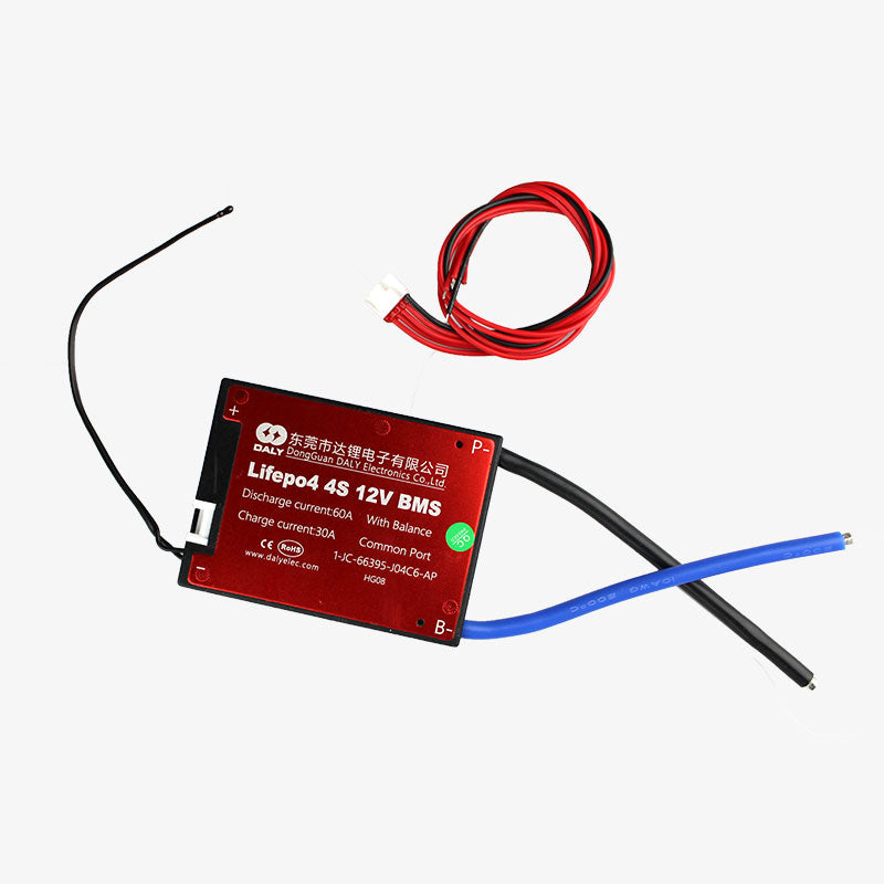 DALY LiFePo4 4S 12V 60A Waterproof Battery Management System - BMS Protection Board