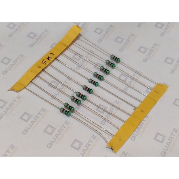 5.1K ohm, 1/4 Watt Resistor with 5% tolerance (Pack of 10)