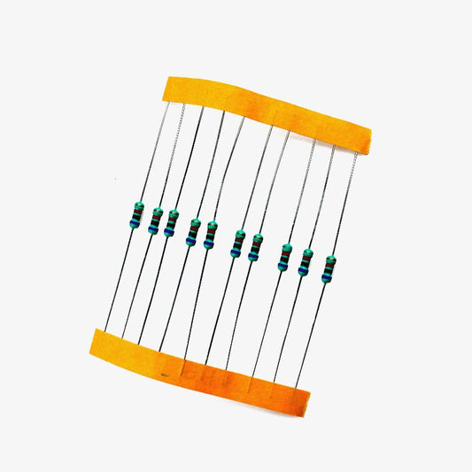 6.8K ohm, 1/4 Watt Resistor with 5% tolerance (Pack of 10)
