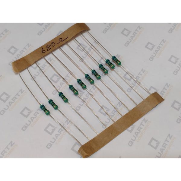 680 ohm, 1/4 Watt Resistor with 5% tolerance (Pack of 10)