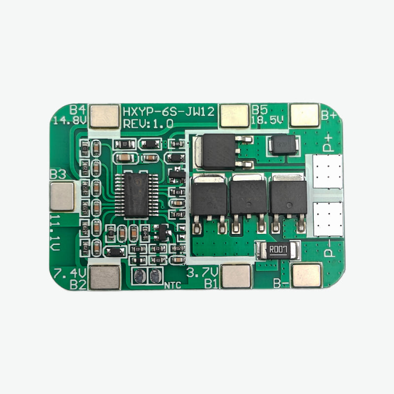 6S 20A 24V Li-ion Battery Protection Board BMS Module for 18650 Cells