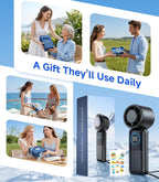 Turbo Handheld Portable Fan, 15000mAh Rechargeable Personal Fan