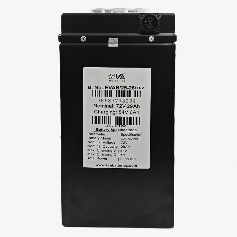 72V 29Ah Lithium-Ion Battery for Electric Scooter