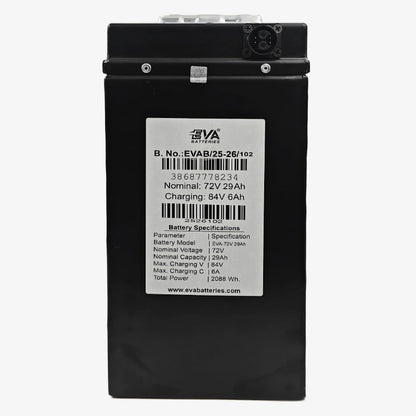 72V 29Ah Lithium-Ion Battery for Electric Scooter
