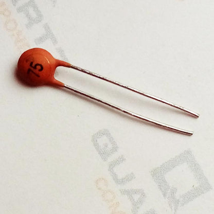 75pF Ceramic Capacitor (Pack of 5)