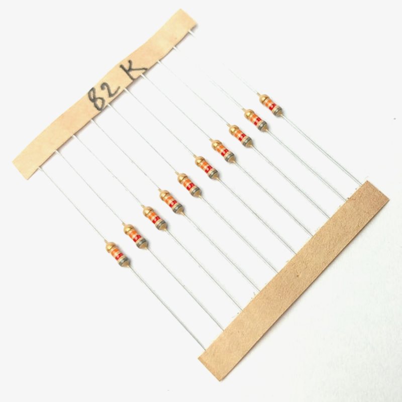82K ohm, 1/4 Watt Resistor with 5% tolerance (Pack of 10)