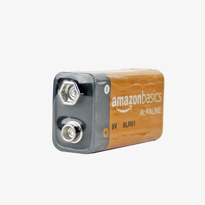 AmazonBasics 9V Alkaline Battery Hi-Top