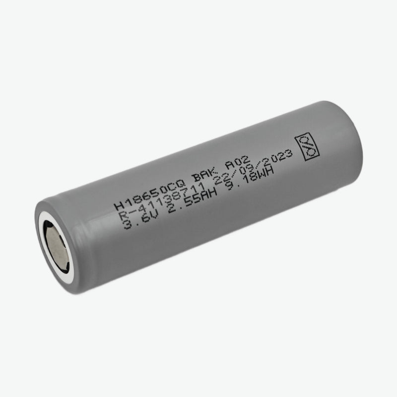 BAK 18650 Li-ion 2550mAh 3C Rechargeable Battery - Original